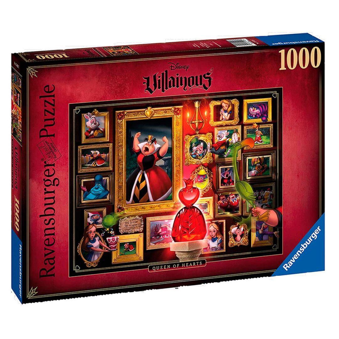 Puzzle Disney Villanos Reina de corazones rompecabezas