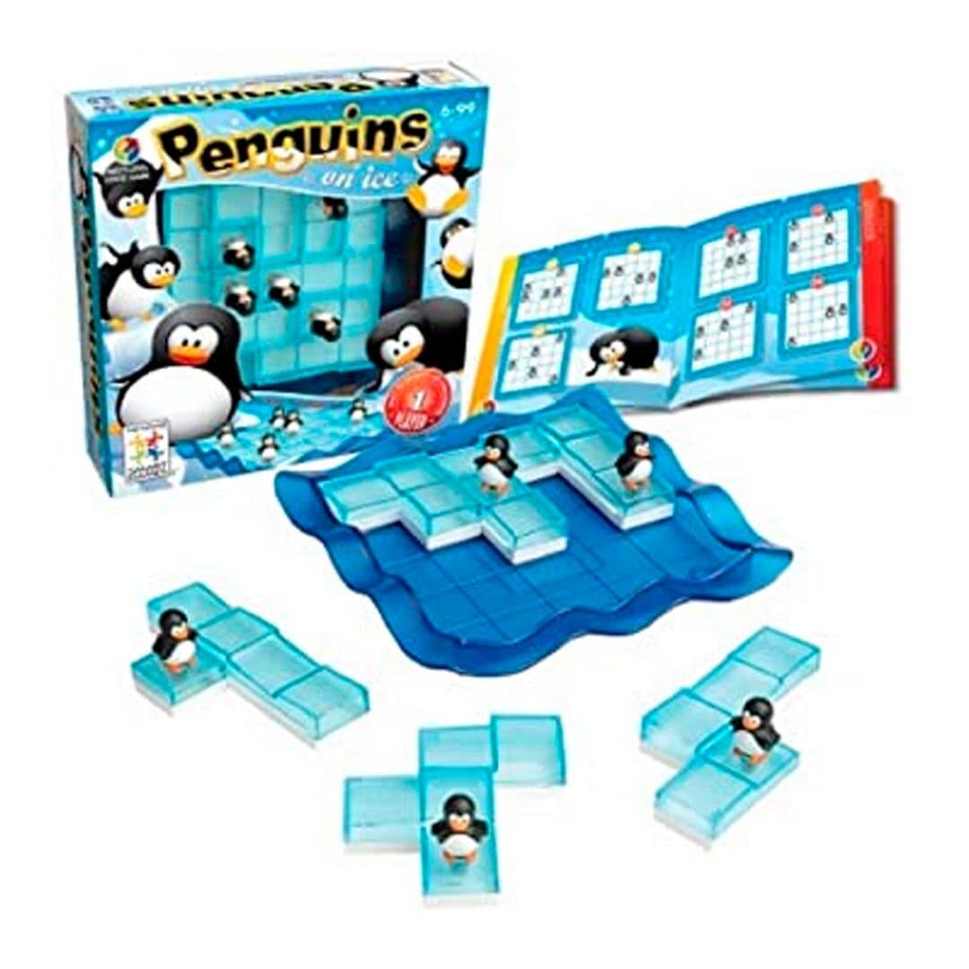 Pinguinos sobre hielo